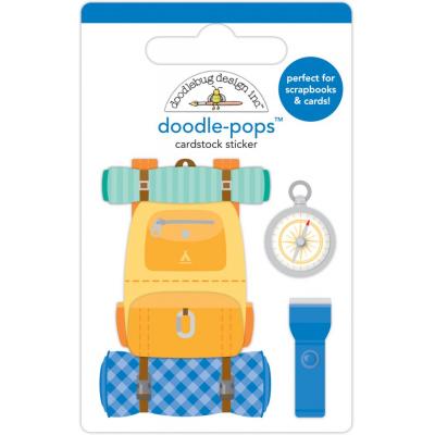 Doodlebug Great Outdoors Doodle-Pops Sticker - Nature Hike